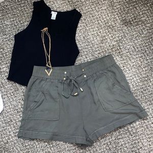Olive Green Shorts